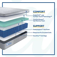 Sealy Lacey 13.25" Hybrid Plush Tight Top - Mattress + Box Spring