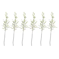 48” Night Willow Artificial Flower Stems; Set of6