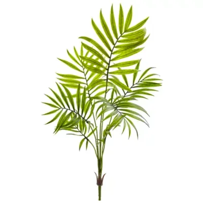Mini Areca Palm Artificial Bush; Set of 6