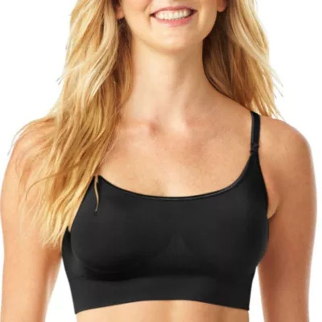Warners Women's Easy Does It® Underarm-Smoothing with Seamless Stretch  Wireless Lightly Lined Comfort Bra Rm3911a, Rich Black, 3X-Large
