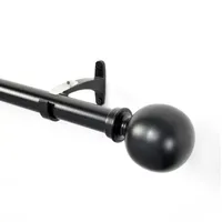 Deco Window Round Ball 1 Adjustable Curtain Rod