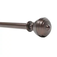Deco Window Oval Urn 1 Adjustable Curtain Rod