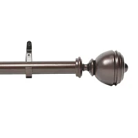 Deco Window Oval Urn 1 Adjustable Curtain Rod