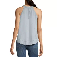 a.n.a Womens Halter Neck Sleeveless Tank Top