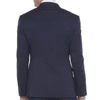 J. Ferrar Mens Stretch Fabric Slim Fit Suit Jacket