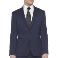 J. Ferrar Mens Stretch Fabric Slim Fit Suit Jacket