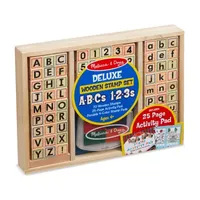 Melissa & Doug Wooden Abc Activity Stamp Set