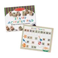 Melissa & Doug Wooden Abc Activity Stamp Set