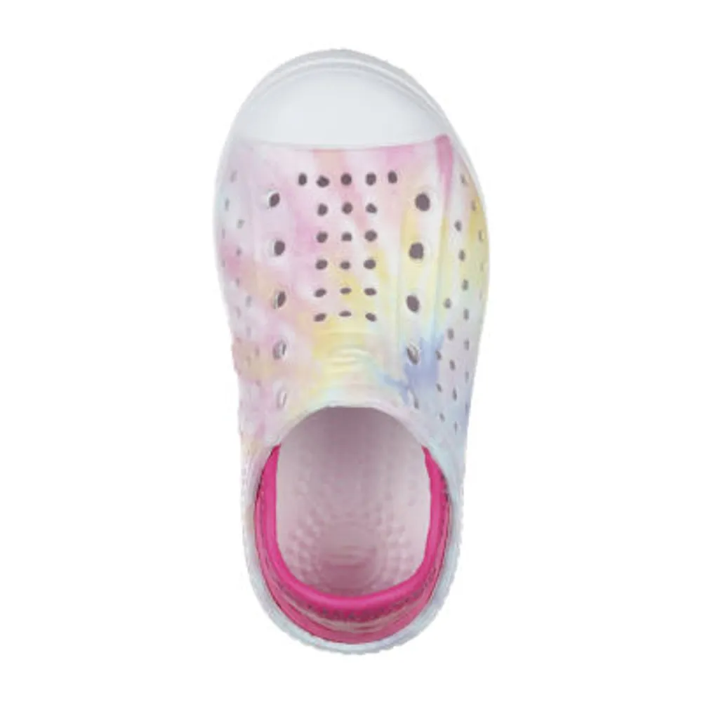 Skechers Girls Foamies Guzman Steps Color Hype Slip-On Shoe