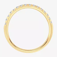 H-I / Si1-Si2) 1/ CT. T.W. Lab Grown White Diamond 10K Gold Wedding Band