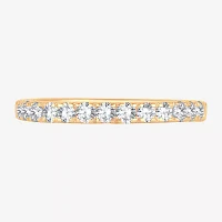 H-I / Si1-Si2) 1/2 CT. T.W. Lab Grown White Diamond 10K Gold Wedding Band