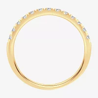 H-I / Si1-Si2) 1/3 CT. T.W. Lab Grown White Diamond 10K Gold Wedding Band