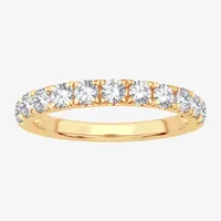 H-I / Si1-Si2) 2MM / CT. T.W. Lab Grown White Diamond 10K Gold Wedding Band