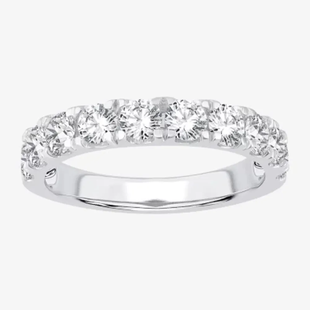 (H-I / Si1-Si2) 1 1/2 CT. T.W. Lab Grown White Diamond 14K Gold Wedding Band
