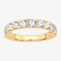 (H-I / Si1-Si2) 1 1/2 CT. T.W. Lab Grown White Diamond 14K Gold Wedding Band