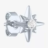 Diamond Addiction North Star (G-H / Si2-I1) 1/10 CT. T.W. Lab Grown White 10K Gold Over Silver 10mm Stud Earrings