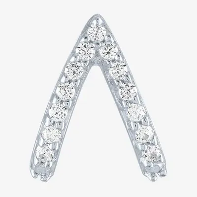 Diamond Addiction 1/10 CT. T.W. Mined White Diamond Sterling Silver Stud Earrings
