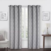 Regal Home Kelsea Energy Saving Light-Filtering Grommet Top Set of 2 Curtain Panel