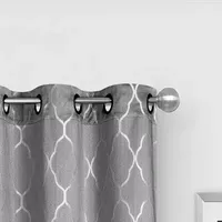 Regal Home Kelsea Energy Saving Light-Filtering Grommet Top Set of 2 Curtain Panel