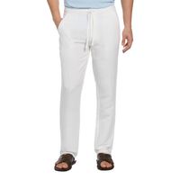 Cubavera 30" Inseam Linen Drawstring Mens Regular Fit Flat Front Pant