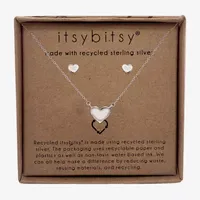 Itsy Bitsy Made With Recycled Sterling Silver 3-pc. Heart Jewelry Set