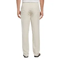 Cubavera 32" Inseam Linen Drawstring Mens Regular Fit Flat Front Pant