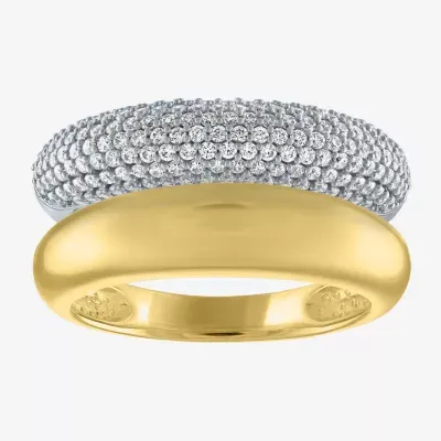 Diamond Addiction (G-H / Si2-I1) Womens 3/4 CT. T.W. Lab Grown White 10K Gold Ring Sets