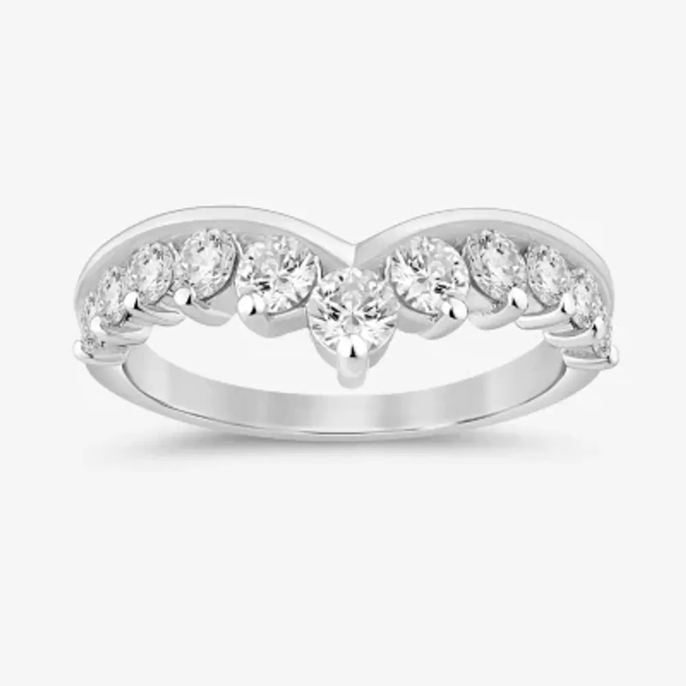 I / Si2) 1 CT. T.W. Lab Grown White Diamond 14K Gold Wedding Band