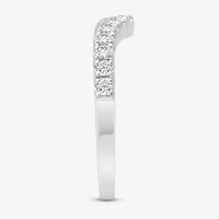 (I / Si2) Womens 1/2 CT. T.W. Lab Grown White Diamond 14K Gold Wedding Band