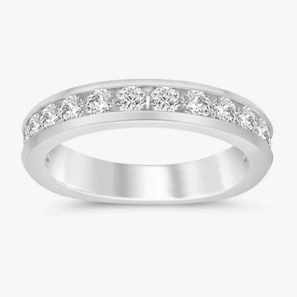 (I / Si2) 1 CT. T.W. Lab Grown White Diamond 14K Gold Wedding Band