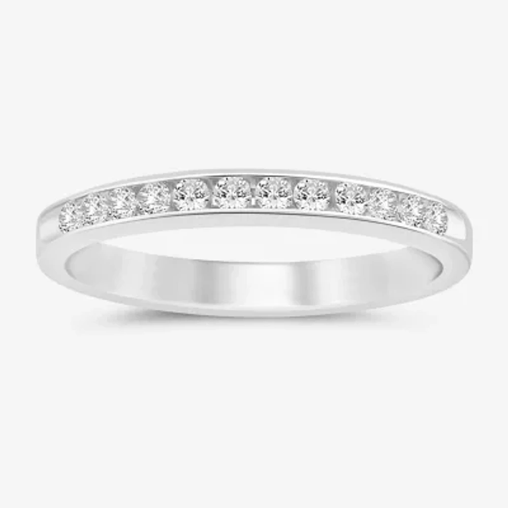 (I / Si2) 1/4 CT. T.W. Lab Grown White Diamond 14K Gold Wedding Band