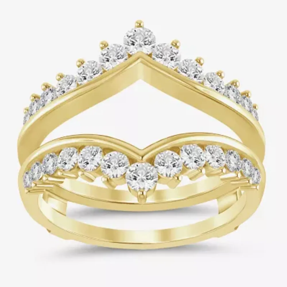 (I / Si2) Womens 1 CT. T.W. Lab Grown White Diamond 14K Gold Band