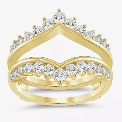 (I / Si2) Womens 1 CT. T.W. Lab Grown White Diamond 14K Gold Band