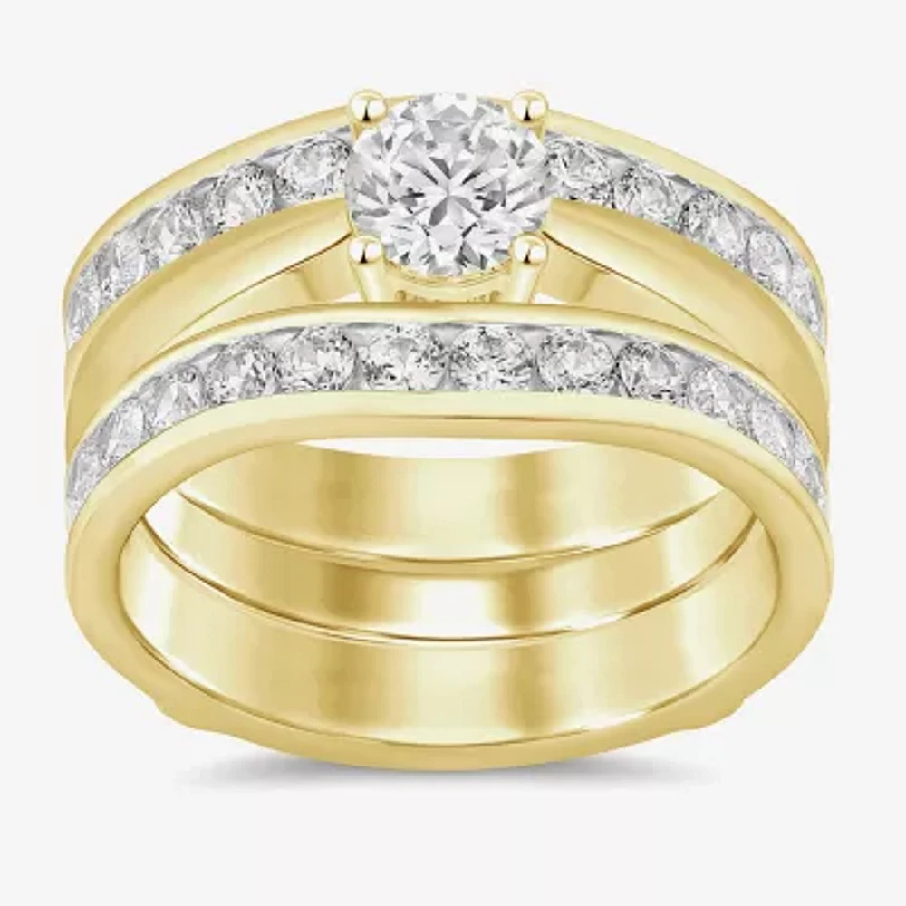 (I / Si2) 1 CT. T.W. Lab Grown White Diamond 14K Gold Band