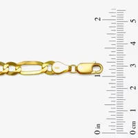 14K Gold Solid Figaro Chain Necklace