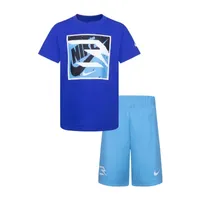 Nike 3BRAND by Russell Wilson Little Boys 2-pc. Short Set