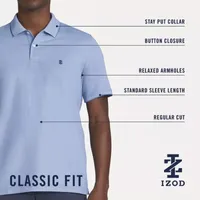 IZOD Advantage Performance Mens Classic Fit Cooling Short Sleeve Polo Shirt