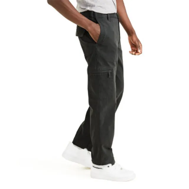 Dickies Womens High Rise Stretch Fabric Straight Cargo Pant-Juniors, Color:  Black - JCPenney