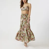 Forever 21 Floral Maxi Skirt Womens High Rise Maxi Skirt - Juniors