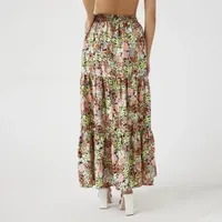 Forever 21 Floral Maxi Skirt Womens High Rise Maxi Skirt - Juniors