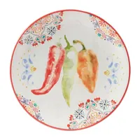 Certified International Sweet & Spicy 4-pc. Earthenware Salad Plate