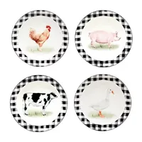 Certified International On The Farm 16-pc. Earthenware Dinnerware Set