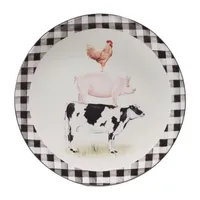 Certified International On The Farm 4-pc. Earthenware Dinner Plate