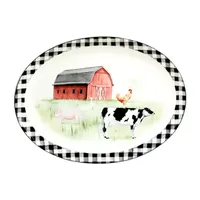 Certified International On The Farm Serving Platter