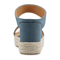 Journee Collection Womens Alissa Wedge Sandals