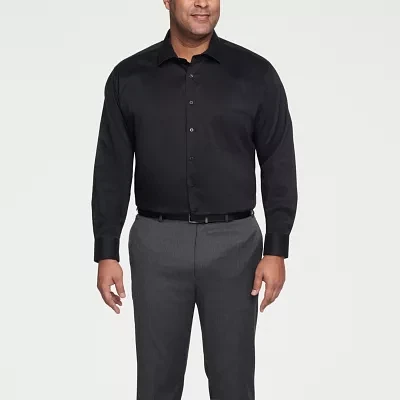 Van Heusen Big and Tall Ultra Flex Mens Regular Fit Wrinkle Free Long Sleeve Dress Shirt