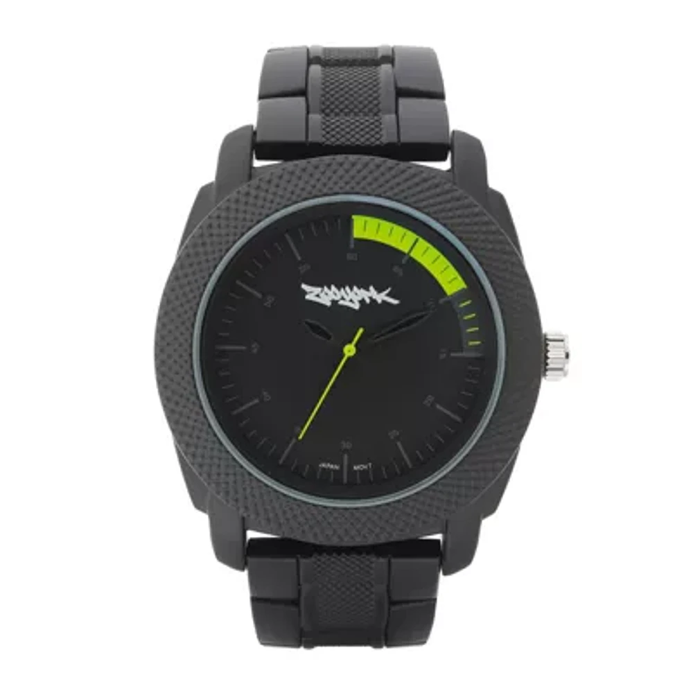 Zoo York® Mens Yellow and Black Bracelet Watch