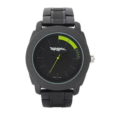 Zoo York® Mens Yellow and Black Bracelet Watch