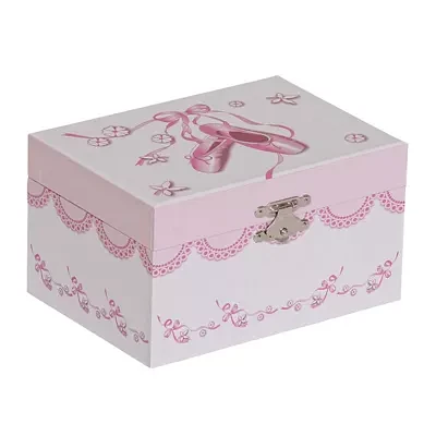 Mele and Co Clarice Musical Ballerina Pink Jewelry Box