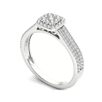 ½ CT.T.W. 10K White Gold Engagement Ring